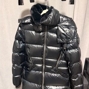 Pajar Black Jacket with Fur Trim